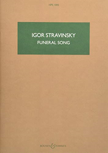 Funeral Song, Op. 5: Hawkes Pocket Score 1592