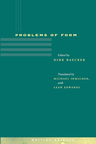 Problems of Form