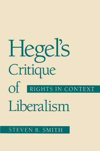 Hegel's Critique of Liberalism: Rights in Context