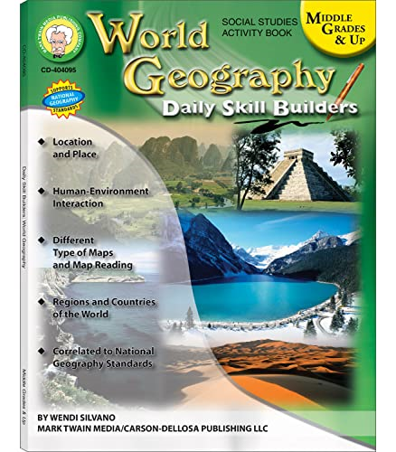 World Geography, Grades 6 - 12 (Daily Skill Builders)