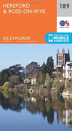 OS Explorer Map (189) Hereford and Ross-on-Wye
