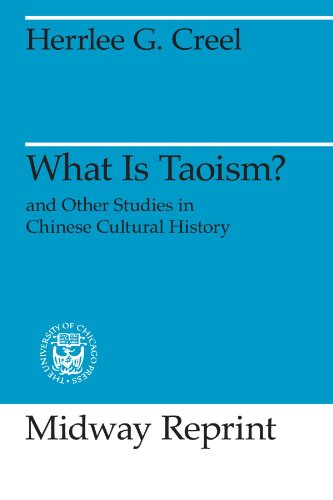 What Is Taoism?: And Other Studies in Chinese Cultural History