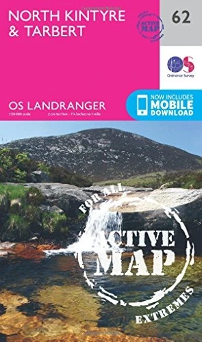 North Kintyre & Tarbert (OS Landranger Map)