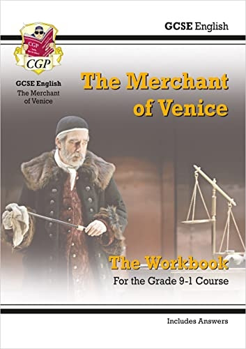 New Grade 9-1 GCSE English Shakespeare - The Merchant of Venice Workbook (includes Answers)