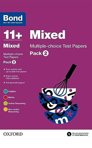 Bond 11+: Mixed: Multiple-choice Test Papers: Pack 2