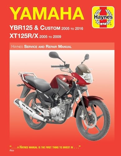 Yamaha YBR125 & Custom, XT125R/X Service & Repair Manual 2005 to 2016