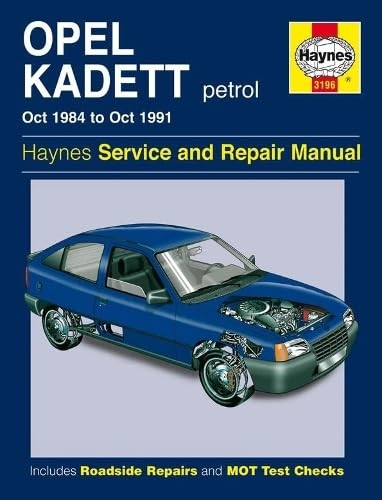 Opel Kadett Service and Repair Manual (Haynes Service and Repair Manuals)