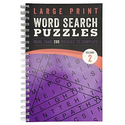 Large Print Word Search Puzzles: Volume 2 (Large Print Puzzle Books)
