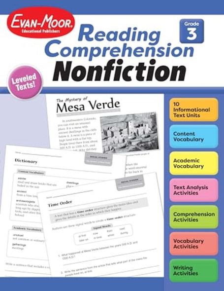Reading Comprehension: Nonfiction, Grade 3 Teacher Resource