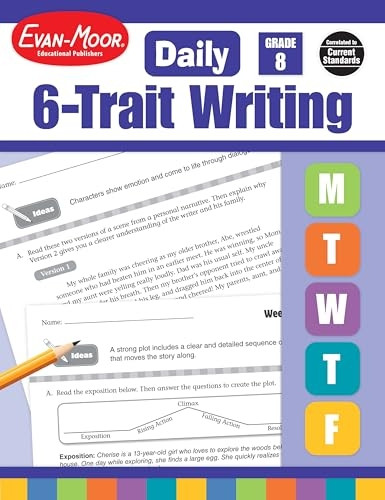 Daily 6-Trait Writing, Grade 8