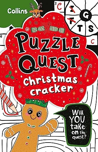 The Christmas Cracker: Solve more than 100 puzzles in this adventure story for kids aged 7+ (Puzzle Quest) (Puzzle Quest)