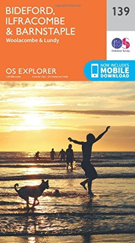OS Explorer Map (139) Bideford, Ilfracombe and Barnstaple