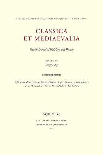 Classica et Mediaevalia 15: DANISH JOURNAL OF PHILOLOGY AND HISTORY: 65