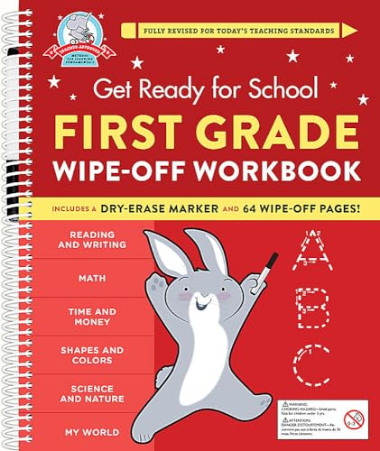 Get Ready for School: First Grade Wipe-Off Workbook