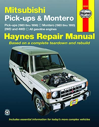 Mitsubishi Pickups and Montero, 1983-1996
