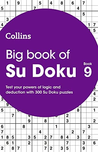 Big Book of Su Doku 9: 300 Su Doku puzzles (Collins Su Doku) (Collins Su Doku)