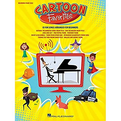 Cartoon Favorites: Beginning Piano Solo