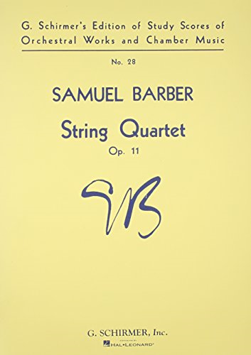 String Quartet, Op. 11: Study Score No. 28
