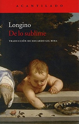 De lo sublime