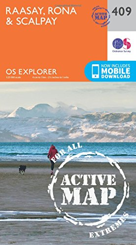 OS Explorer Map Active (409) Raasay, Rona and Scalpay (OS Explorer Active Map)
