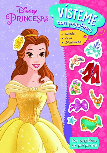 Princesas. Vísteme con  pegatinas