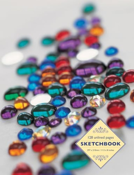 Sketchbook: Glass Beads: 128 Unlined Pages