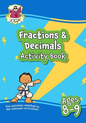 New Fractions & Decimals Maths Activity Book for Ages 8-9: perfect for home learning