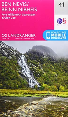 Ben Nevis: Fort William & Glen Coe (OS Landranger Map)