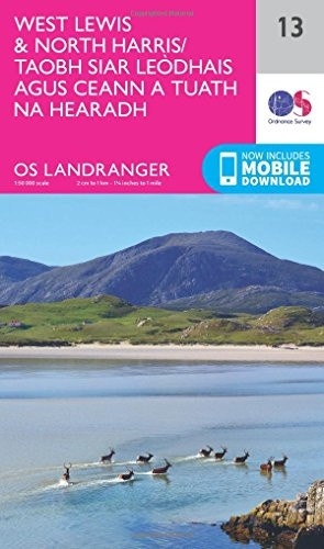 Landranger (13) West Lewis & North Harris (OS Landranger Map)