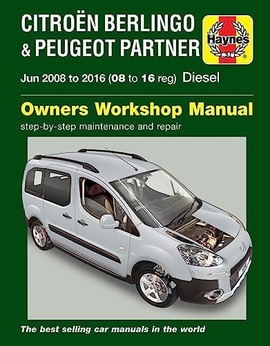 Citroen Berlingo & Peugeot Partner Diesel Owners Workshop Manual 2008-2016