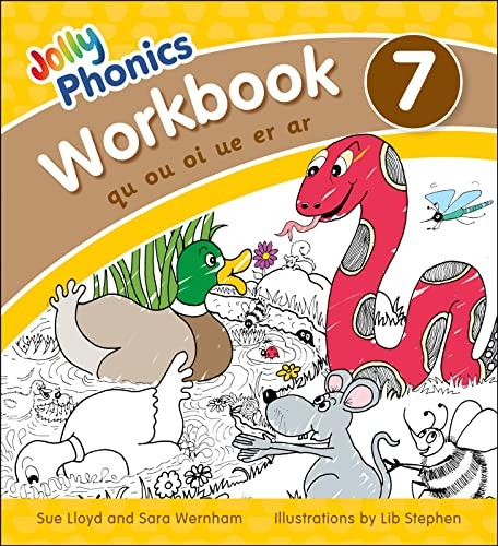 Jolly Phonics Workbook 7: in Precursive Letters (British English edition) (Jolly Phonics: Workbook)