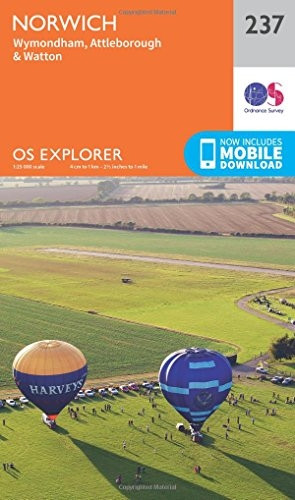 OS Explorer Map (237) Norwich