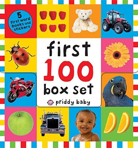 First 100 PB Box Set (5Books): First 100 Words; First100 Animals; First 100 Trucksand Things That Go; First 100Numbers; First 100 Colors,Abc, Num