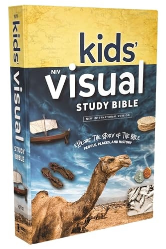 Niv Kids' Visual Study Bible,Imitation Leather, Teal, FullColor Interior: Explore TheStory Of The Bible-people,Places, And History