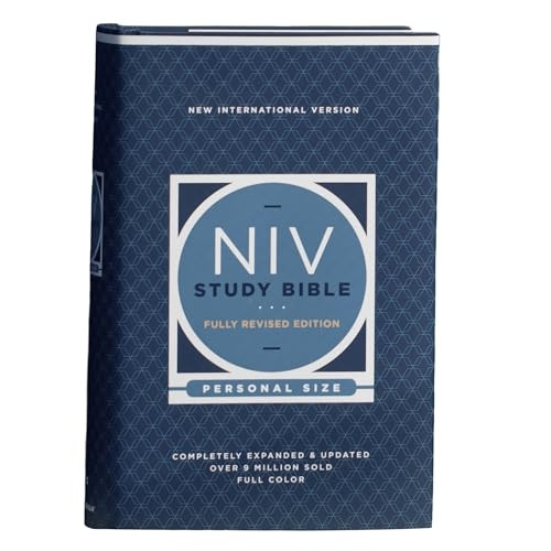 NIV Study Bible, Fully Revised Edition, Personal Size, Hardcover, Red Letter, Comfort Print