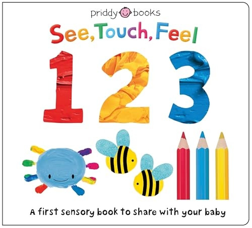 See Touch Feel 123 (See Touch Feel) [Board book]