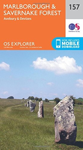 OS Explorer Map (157) Marlborough and Savernake Forest