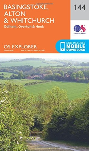 OS Explorer Map (144) Basingstoke, Alton and Whitchurch