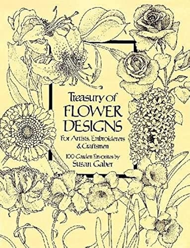 A Treasury of Flower Designs (Dover Pictorial Archive)