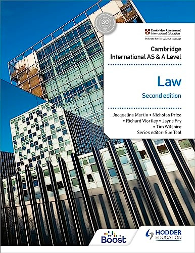 Cambridge International AS and A Level Law Second Edition
