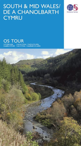 South & Mid Wales: De A Chanolbarth Cymru (OS Tour)