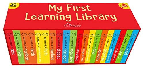 My First Learning Library Box Set 2: Box Set of 20 Board Books for Children