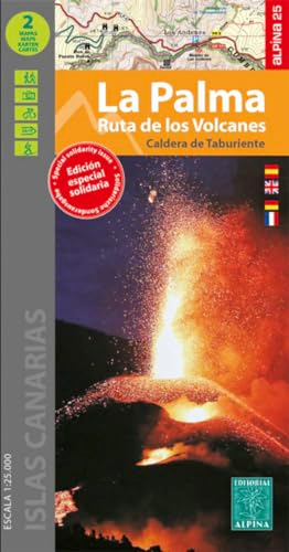 La Palma-Ruta de los  Volcanes special solidary  ed. 2 maps