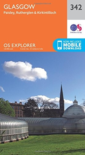 OS Explorer Map (342) Glasgow