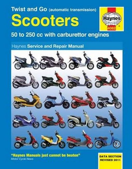 Twist & Go (Automatic Transmission) Scooters Service and Repair Manual