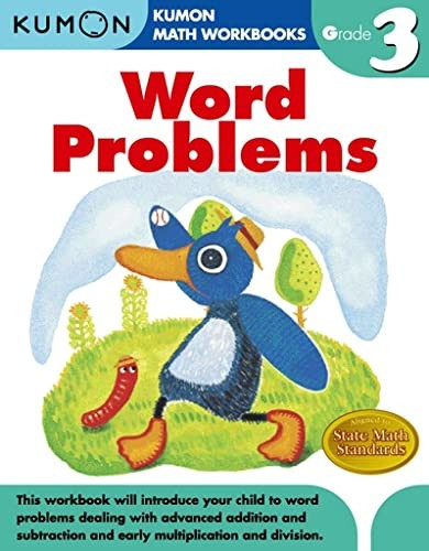 Word Problems, Grade 3 (Kumon Math Workbooks)