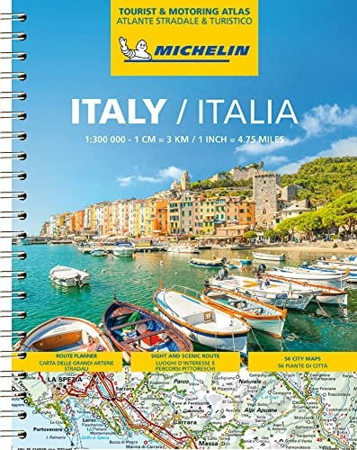 Italy - Tourist and Motoring Atlas (A4-Spiral): Tourist & Motoring Atlas A4 spiral