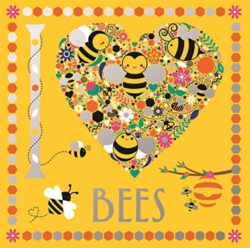 I Heart Bees (I Heart Pocket Colouring)