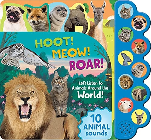 Hoot! Meow! Roar!: Let's Listen to the Animals Around the World! [Board book]