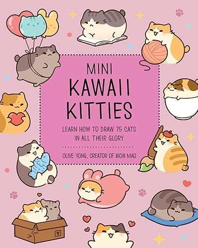 Mini Kawaii Kitties: Learn How to Draw 75 Cats in All Their Glory, Volume 9 (Kawaii Doodle)